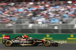 Pastor Maldonado (VEN), Lotus F1 Team  15.03.2014. Formula 1 World Championship, Rd 1, Australian Grand Prix, Albert Park, Melbourne, Australia, Qualifying Day.