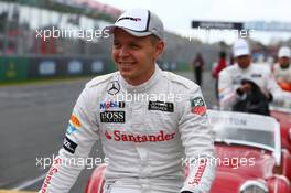 Kevin Magnussen (DEN) McLaren on the drivers parade. 16.03.2014. Formula 1 World Championship, Rd 1, Australian Grand Prix, Albert Park, Melbourne, Australia, Race Day.