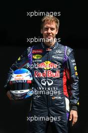 Sebastian Vettel (GER) Red Bull Racing. 13.03.2014. Formula 1 World Championship, Rd 1, Australian Grand Prix, Albert Park, Melbourne, Australia, Preparation Day.