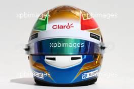The helmet of Esteban Gutierrez (MEX) Sauber. 13.03.2014. Formula 1 World Championship, Rd 1, Australian Grand Prix, Albert Park, Melbourne, Australia, Preparation Day.