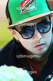 Sergio Perez (MEX) Sahara Force India F1. 13.03.2014. Formula 1 World Championship, Rd 1, Australian Grand Prix, Albert Park, Melbourne, Australia, Preparation Day.