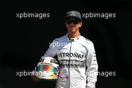 Lewis Hamilton (GBR) Mercedes AMG F1. 13.03.2014. Formula 1 World Championship, Rd 1, Australian Grand Prix, Albert Park, Melbourne, Australia, Preparation Day.
