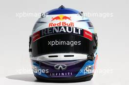 The helmet of Sebastian Vettel (GER) Red Bull Racing. 13.03.2014. Formula 1 World Championship, Rd 1, Australian Grand Prix, Albert Park, Melbourne, Australia, Preparation Day.