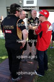 Kimi Raikkonen (FIN), Scuderia Ferrari  13.03.2014. Formula 1 World Championship, Rd 1, Australian Grand Prix, Albert Park, Melbourne, Australia, Preparation Day.