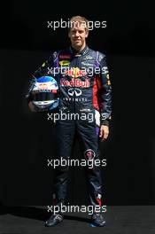 Sebastian Vettel (GER) Red Bull Racing. 13.03.2014. Formula 1 World Championship, Rd 1, Australian Grand Prix, Albert Park, Melbourne, Australia, Preparation Day.