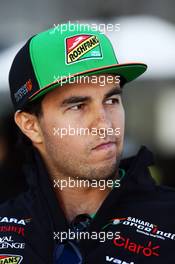 Sergio Perez (MEX) Sahara Force India F1. 13.03.2014. Formula 1 World Championship, Rd 1, Australian Grand Prix, Albert Park, Melbourne, Australia, Preparation Day.