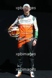 Nico Hulkenberg (GER) Sahara Force India F1. 13.03.2014. Formula 1 World Championship, Rd 1, Australian Grand Prix, Albert Park, Melbourne, Australia, Preparation Day.