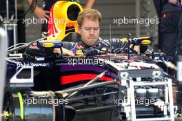 Sebastian Vettel (GER), Red Bull Racing  13.03.2014. Formula 1 World Championship, Rd 1, Australian Grand Prix, Albert Park, Melbourne, Australia, Preparation Day.