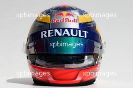 The helmet of Jean-Eric Vergne (FRA) Scuderia Toro Rosso. 13.03.2014. Formula 1 World Championship, Rd 1, Australian Grand Prix, Albert Park, Melbourne, Australia, Preparation Day.