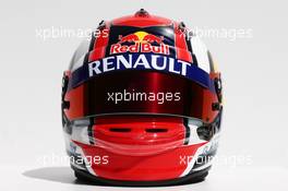 The helmet of Daniil Kvyat (RUS) Scuderia Toro Rosso. 13.03.2014. Formula 1 World Championship, Rd 1, Australian Grand Prix, Albert Park, Melbourne, Australia, Preparation Day.