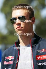 Daniil Kvyat (RUS) Scuderia Toro Rosso. 12.03.2014. Formula 1 World Championship, Rd 1, Australian Grand Prix, Albert Park, Melbourne, Australia, Preparation Day.
