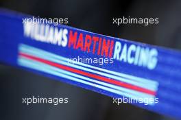 Williams Martini Racing logo. 12.03.2014. Formula 1 World Championship, Rd 1, Australian Grand Prix, Albert Park, Melbourne, Australia, Preparation Day.