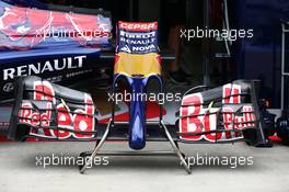 Scuderia Toro Rosso STR9 nosecone. 20.06.2014. Formula 1 World Championship, Rd 8, Austrian Grand Prix, Spielberg, Austria, Practice Day.