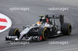 Esteban Gutierrez (MEX) Sauber C33. 20.06.2014. Formula 1 World Championship, Rd 8, Austrian Grand Prix, Spielberg, Austria, Practice Day.