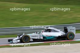 Lewis Hamilton (GBR) Mercedes AMG F1 W05. 20.06.2014. Formula 1 World Championship, Rd 8, Austrian Grand Prix, Spielberg, Austria, Practice Day.