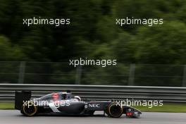 Adrian Sutil (GER), Sauber F1 Team  20.06.2014. Formula 1 World Championship, Rd 8, Austrian Grand Prix, Spielberg, Austria, Practice Day.