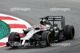 Jenson Button (GBR) McLaren MP4-29. 20.06.2014. Formula 1 World Championship, Rd 8, Austrian Grand Prix, Spielberg, Austria, Practice Day.