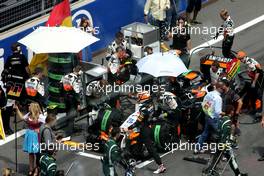 Nico Hulkenberg (GER), Sahara Force India  22.06.2014. Formula 1 World Championship, Rd 8, Austrian Grand Prix, Spielberg, Austria, Race Day.
