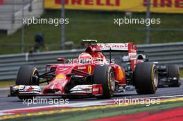 Kimi Raikkonen (FIN) Ferrari F14-T. 22.06.2014. Formula 1 World Championship, Rd 8, Austrian Grand Prix, Spielberg, Austria, Race Day.