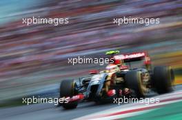 Pastor Maldonado (VEN) Lotus F1 E21. 22.06.2014. Formula 1 World Championship, Rd 8, Austrian Grand Prix, Spielberg, Austria, Race Day.