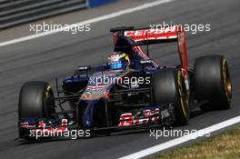 Jean-Eric Vergne (FRA) Scuderia Toro Rosso STR9. 22.06.2014. Formula 1 World Championship, Rd 8, Austrian Grand Prix, Spielberg, Austria, Race Day.
