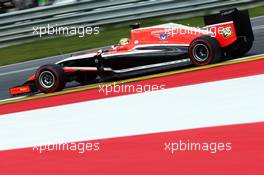 Jules Bianchi (FRA) Marussia F1 Team MR03. 22.06.2014. Formula 1 World Championship, Rd 8, Austrian Grand Prix, Spielberg, Austria, Race Day.