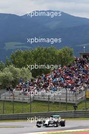 Lewis Hamilton (GBR) Mercedes AMG F1 W05. 21.06.2014. Formula 1 World Championship, Rd 8, Austrian Grand Prix, Spielberg, Austria, Qualifying Day.