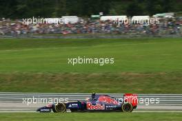 Daniil Kvyat (RUS) Scuderia Toro Rosso STR9. 21.06.2014. Formula 1 World Championship, Rd 8, Austrian Grand Prix, Spielberg, Austria, Qualifying Day.