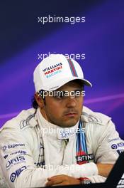 Felipe Massa (BRA) Williams in the FIA Press Conference. 21.06.2014. Formula 1 World Championship, Rd 8, Austrian Grand Prix, Spielberg, Austria, Qualifying Day.