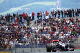 Daniil Kvyat (RUS), Scuderia Toro Rosso  21.06.2014. Formula 1 World Championship, Rd 8, Austrian Grand Prix, Spielberg, Austria, Qualifying Day.