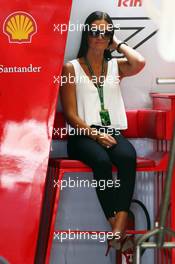 Minttu Virtanen (FIN), girlfriend of Kimi Raikkonen (FIN) Ferrari. 21.06.2014. Formula 1 World Championship, Rd 8, Austrian Grand Prix, Spielberg, Austria, Qualifying Day.