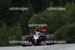 Daniil Kvyat (RUS) Scuderia Toro Rosso STR9. 21.06.2014. Formula 1 World Championship, Rd 8, Austrian Grand Prix, Spielberg, Austria, Qualifying Day.