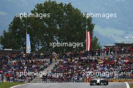 Lewis Hamilton (GBR) Mercedes AMG F1 W05. 21.06.2014. Formula 1 World Championship, Rd 8, Austrian Grand Prix, Spielberg, Austria, Qualifying Day.