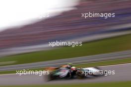 Sergio Perez (MEX), Sahara Force India  21.06.2014. Formula 1 World Championship, Rd 8, Austrian Grand Prix, Spielberg, Austria, Qualifying Day.