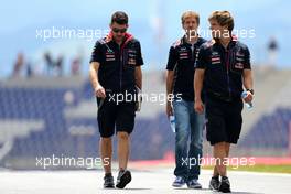 Sebastian Vettel (GER), Red Bull Racing  19.06.2014. Formula 1 World Championship, Rd 8, Austrian Grand Prix, Spielberg, Austria, Preparation Day.