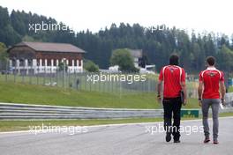 Jules Bianchi (FRA), Marussia F1 Team   19.06.2014. Formula 1 World Championship, Rd 8, Austrian Grand Prix, Spielberg, Austria, Preparation Day.