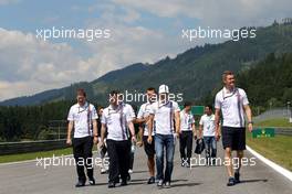Valtteri Bottas (FIN), Williams F1 Team  19.06.2014. Formula 1 World Championship, Rd 8, Austrian Grand Prix, Spielberg, Austria, Preparation Day.