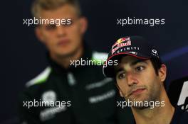 Daniel Ricciardo (AUS) Red Bull Racing in the FIA Press Conference. 19.06.2014. Formula 1 World Championship, Rd 8, Austrian Grand Prix, Spielberg, Austria, Preparation Day.