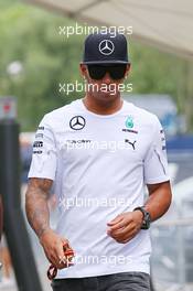 Lewis Hamilton (GBR) Mercedes AMG F1. 19.06.2014. Formula 1 World Championship, Rd 8, Austrian Grand Prix, Spielberg, Austria, Preparation Day.