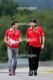 Jules Bianchi (FRA), Marussia F1 Team   19.06.2014. Formula 1 World Championship, Rd 8, Austrian Grand Prix, Spielberg, Austria, Preparation Day.