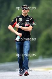 Pastor Maldonado (VEN), Lotus F1 Team  19.06.2014. Formula 1 World Championship, Rd 8, Austrian Grand Prix, Spielberg, Austria, Preparation Day.