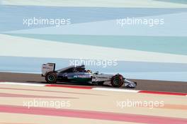 Lewis Hamilton (GBR) Mercedes AMG F1 W05. 19.02.2014. Formula One Testing, Bahrain Test One, Day One, Sakhir, Bahrain.