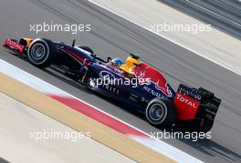 Sebastian Vettel (GER), Red Bull Racing  20.02.2014. Formula One Testing, Bahrain Test One, Day Two, Sakhir, Bahrain.
