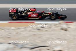 Romain Grosjean (FRA), Lotus F1 Team  19.02.2014. Formula One Testing, Bahrain Test One, Day One, Sakhir, Bahrain.