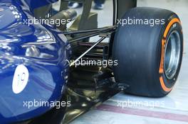 Williams FW36 rear suspension detail. 19.02.2014. Formula One Testing, Bahrain Test One, Day One, Sakhir, Bahrain.