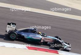 Lewis Hamilton (GBR), Mercedes AMG F1 Team  19.02.2014. Formula One Testing, Bahrain Test One, Day One, Sakhir, Bahrain.