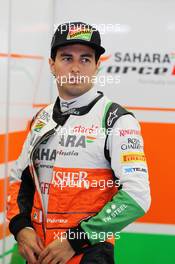 Sergio Perez (MEX) Sahara Force India F1. 21.02.2014. Formula One Testing, Bahrain Test One, Day Three, Sakhir, Bahrain.