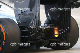 McLaren MP4-29 rear wing detail - temperature sensors. 19.02.2014. Formula One Testing, Bahrain Test One, Day One, Sakhir, Bahrain.