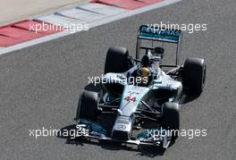 Lewis Hamilton (GBR), Mercedes AMG F1 Team  21.02.2014. Formula One Testing, Bahrain Test One, Day Three, Sakhir, Bahrain.