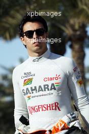 Sergio Perez (MEX) Sahara Force India F1. 20.02.2014. Formula One Testing, Bahrain Test One, Day Two, Sakhir, Bahrain.